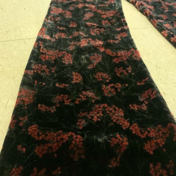 Velvet Rose floral patterned Zara jeans size XS - Picture 2 of 5